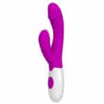 PRETTY LOVE - Andre, 3 functions of waving movement , 7 functions of vibration, silicone, 2AAA batteries ?:30mm L:200mm