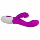 PRETTY LOVE - Andre, 3 functions of waving movement , 7 functions of vibration, silicone, 2AAA batteries ?:30mm L:200mm – Bild 4