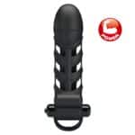 PRETTY LOVE - Penis Sleeve Ii, 10 functions of vibrationsilicone1 AAA batterywaterproof 45-178