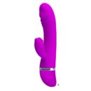 PRETTY LOVE - David, 30 functions of vibrations, 2 AAA batteries, silicone Ø:35mm, L:188mm, Purple – Bild 2
