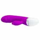 PRETTY LOVE - David, 30 functions of vibrations, 2 AAA batteries, silicone Ø:35mm, L:188mm, Purple – Bild 3