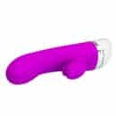 PRETTY LOVE - David, 30 functions of vibrations, 2 AAA batteries, silicone Ø:35mm, L:188mm, Purple – Bild 4