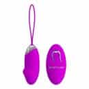 PRETTY LOVE - Julia, Remote control, 12 functions of vibration, rechargeable stimulator with silicone cover, remote by 1 AAA battery operated L:75mm ?:35mm