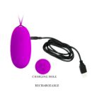 PRETTY LOVE - Joyce, Remote control, 12 functions of vibration, rechargeable stimulator with silicone cover, remote by 1 AAA battery operated L:78mm ?:37mm – Bild 7