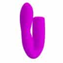 PRETTY LOVE - Quintion, Silicone, waterproof, memory, USB rechargeable, 12 functions of vibration 23-104, Purple – Bild 2