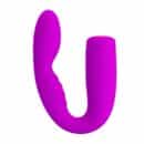 PRETTY LOVE - Quintion, Silicone, waterproof, memory, USB rechargeable, 12 functions of vibration 23-104, Purple – Bild 3