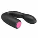 PRETTY LOVE - Quintion, Silicone, waterproof, memory, USB rechargeable, 12 functions of vibration 23-104, Black – Bild 4