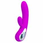 PRETTY LOVE - Elmer, 12 functions of vibration, double motors, USB rechargeable,waterproof,silicone ?:35mm L:200mm