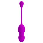 PRETTY LOVE - Callie, Rechargeable thrusting bullet, 12 functions of vibration, with ON/OFF button on the tail, Silicone material 31*200