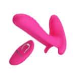 PRETTY LOVE - Luciana Penis Sleeve, 12 functions of vibration, memory, USB rechargeable,Remote with 1AAA battery. 22*100, Pink