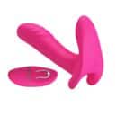 PRETTY LOVE - Luciana Penis Sleeve, 12 functions of vibration, memory, USB rechargeable,Remote with 1AAA battery. 22*100, Pink – Bild 2
