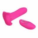 PRETTY LOVE - Luciana Penis Sleeve, 12 functions of vibration, memory, USB rechargeable,Remote with 1AAA battery. 22*100, Pink – Bild 3