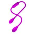 PRETTY LOVE - Dream Lover'S Whip, Double ended vibrator, indepentely buttons control, rechargeable, silicone material, waterproof ?:35mm <br />?:32mm <br />L:655mm