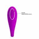 PRETTY LOVE - Algernon, Remote control, C type vibration, flexible structure, desgin for couple pleasure, rechargeable stimulator, remote by 1 AAA ?: 31/27 mm<br />L: 96 mm – Bild 5