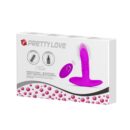 PRETTY LOVE - Heather, 12 functions of vibration<br />3 functions of up & down<br />waterproof, memory<br />USB rechargeable/1 AAA battery<br />silicone/ABS<br />remote control L:115mm W:112mm H:28mm – Bild 3