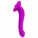 PRETTY LOVE - Faust, 12 vibrations settings,<br />12 licking settings,<br />Silicone, Waterproof,<br />USB rechargeable. 32*219 – Bild 3