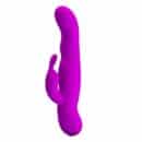 PRETTY LOVE - Mystic, 30 functions of vibration, 7 functions of rotation, silicone , USB rechargeable, waterproof ?:37mm L:235mm