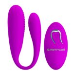 PRETTY LOVE - Aldrich, 12 functions of vibration,USB rechargeable, remote control,silicone,waterproof, NO Adopter ?:25/19mm L:95mm