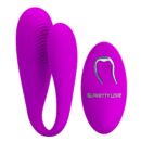 PRETTY LOVE - Aldrich, 12 functions of vibration,USB rechargeable, remote control,silicone,waterproof, NO Adopter ?:25/19mm L:95mm – Bild 4