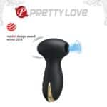 PRETTY LOVE - Hammer, 7 functions of sucking<br />7 functions of vibration<br />auto cleaning<br />silicone, waterproof<br />rechargeable L: 126mm<br />W: 67mm<br />H: 43mm