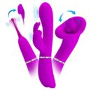 PRETTY LOVE - Thrill Kit, 1 Premium Base and 4 versatile attachments,12 intense functions of plusing and vibration,USB rechargeable. 
