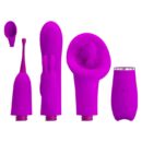 PRETTY LOVE - Thrill Kit, 1 Premium Base and 4 versatile attachments,12 intense functions of plusing and vibration,USB rechargeable.  – Bild 2
