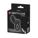 PRETTY LOVE - Cobra, Cock ring, on-contact vibrator, silicone, 2 LR1130 batteries. Ø:26mm L:76mm, Black – Bild 7