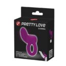 PRETTY LOVE - Cobra, Cock ring, on-contact vibrator, silicone, Ø:26mm L:76mm – Bild 4