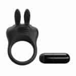 PRETTY LOVE - Davion, Silicone Cock Ring, Bunny teaser, removeable bullet, Ø 42*74