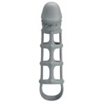 PRETTY LOVE - Penis Sleeve With Ball Strap, silicone penis sleeve L:170mm W:40mm H:32mm
