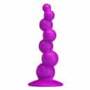 PRETTY LOVE - Butt Plug Bubble, Anal plug, Silicone, suction cup base,waterproof. Ø:30mm L:150mm