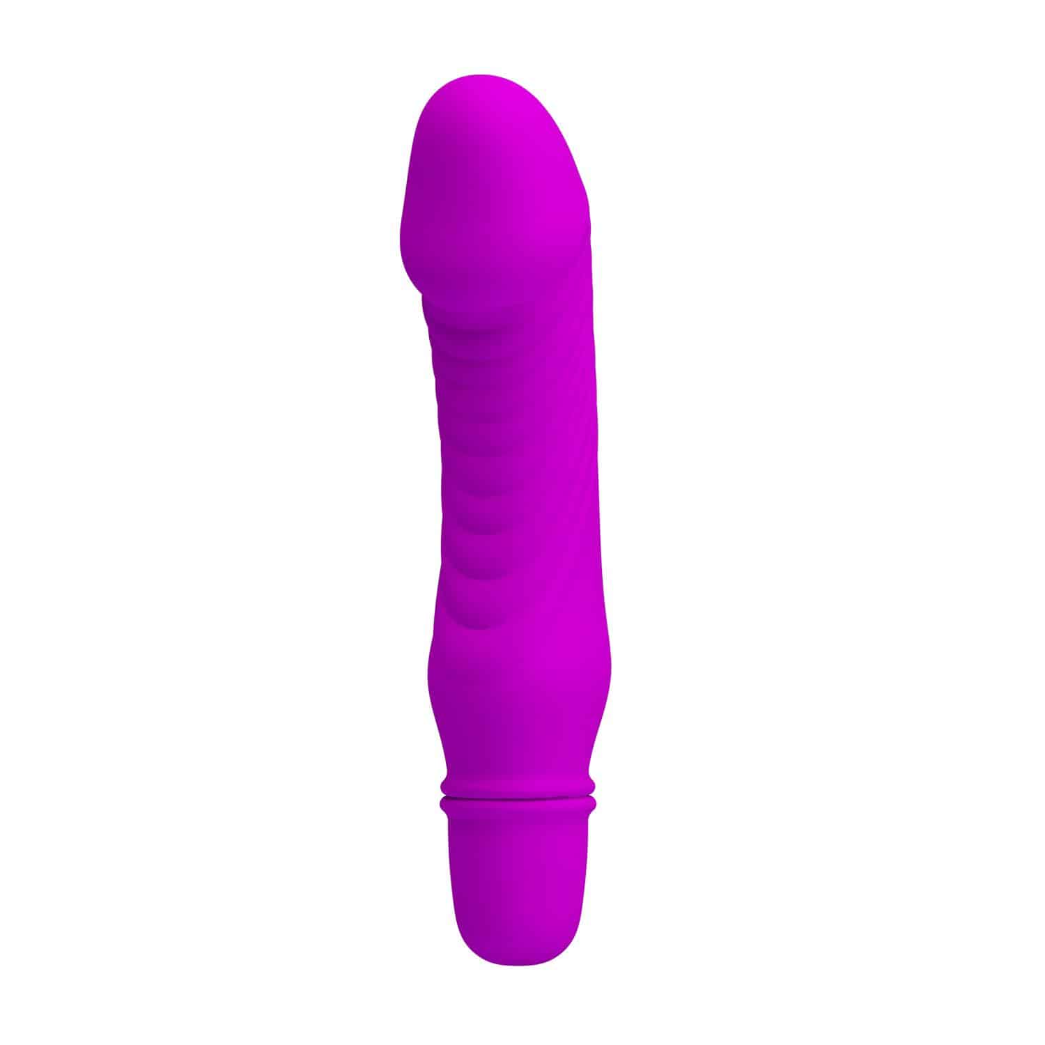 This cock shaped vibrator brings you a jump towards multiple orgasms. Treat yourself to an extra helping of happiness with this vibrator. Don't worry about battery limits PRETTY LOVE - Stev Vibrator, Purple – Bild 1