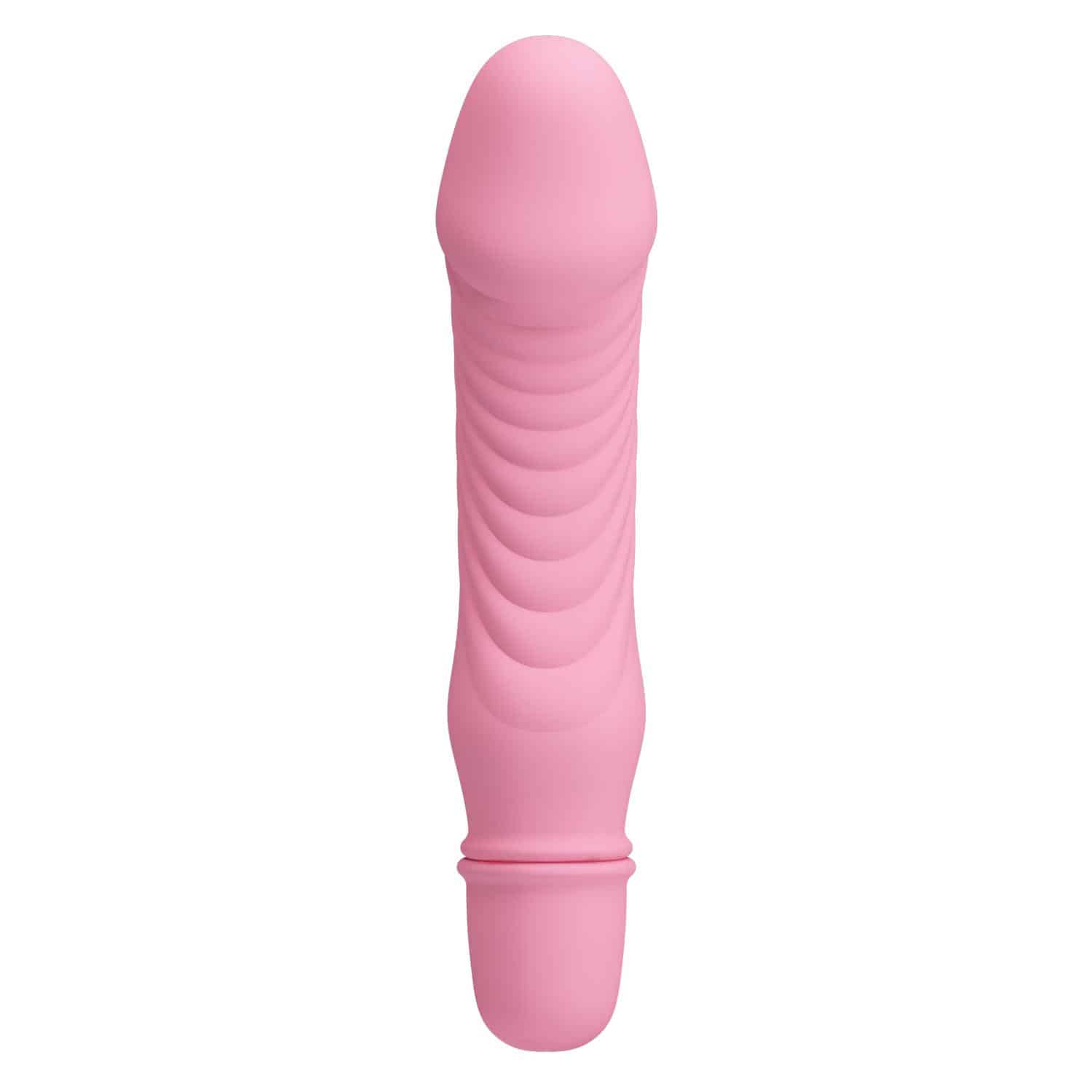 This cock shaped vibrator brings you a jump towards multiple orgasms. Treat yourself to an extra helping of happiness with this vibrator. Don't worry about battery limits PRETTY LOVE - Stev Vibrator, Pink – Bild 1