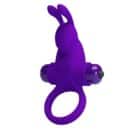 PRETTY LOVE - Vibrant Penis Ring, Purple, 56 mm – Bild 4