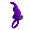 PRETTY LOVE - Vibrant Penis Ring, Purple, 56 mm – Bild 5
