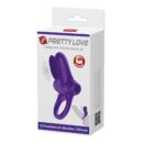 PRETTY LOVE - Vibrant Penis Ring, 56 mm, Purple – Bild 5