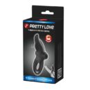 PRETTY LOVE - Vibrant Penis Ring & Stimulator, 56 mm, Black – Bild 5