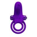 PRETTY LOVE - Vibrant Penis Ring & Stimulator, 56 mm, Purple