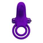 PRETTY LOVE - Vibrant Penis Ring & Stimulator, 56 mm, Purple