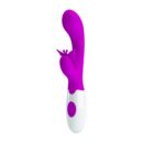 PRETTY LOVE - Butterfly Kiss, Silicone, 30 functions of vibrations, 2AAA batteries. 31*199 – Bild 2