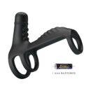 PRETTY LOVE - Vibrating Penis Sling, Silicone, 10 functions of vibration, 1AAA battery. 48*115*109 – Bild 6