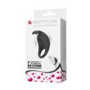 PRETTY LOVE - Rabbit Vibrator Ring, Rechargeable cock ring, 7 Functions of vibration, Silicone, Waterproof L?75mm<br />W?40mm <br />W?27mm – Bild 8