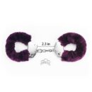Fetish Pleasure Fluffy Hand Cuffs Purple – Bild 2