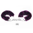 Fetish Pleasure Fluffy Hand Cuffs Purple – Bild 3