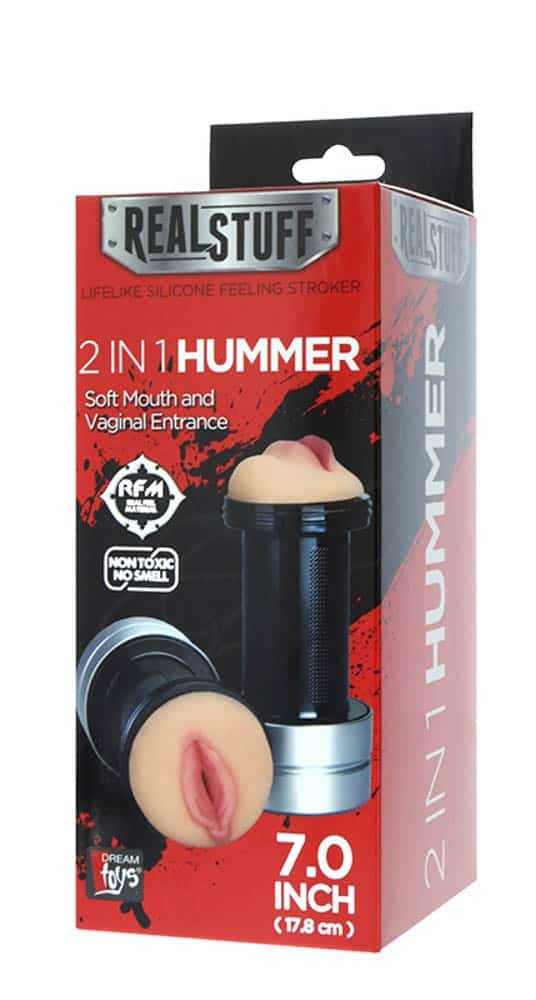 26694 RealStuff 2 in 1 Hummer Mouth & Vagina – Bild 1