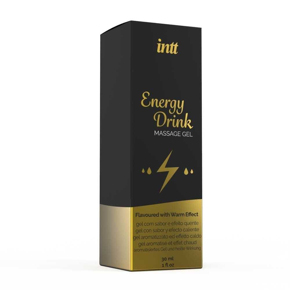 27898 MASSAGE GEL ENERGY DRINK GLASS BOTTLE 30ML + BOX – Bild 1