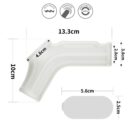 Vibrating Silk Knights Ring with Scrotum Sleeve (White) II – Bild 7