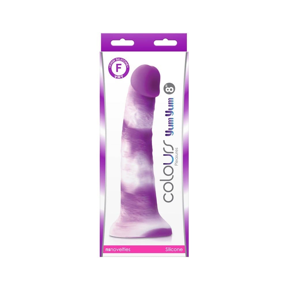 32322 Colours - Pleasures - Yum Yum 8" Dildo - Purple – Bild 1