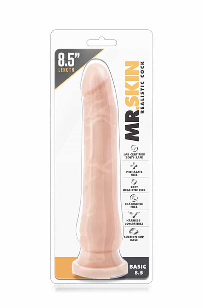 34843 Mr. Skin Realistic Cock Basic 8.5 inch Beige – Bild 1