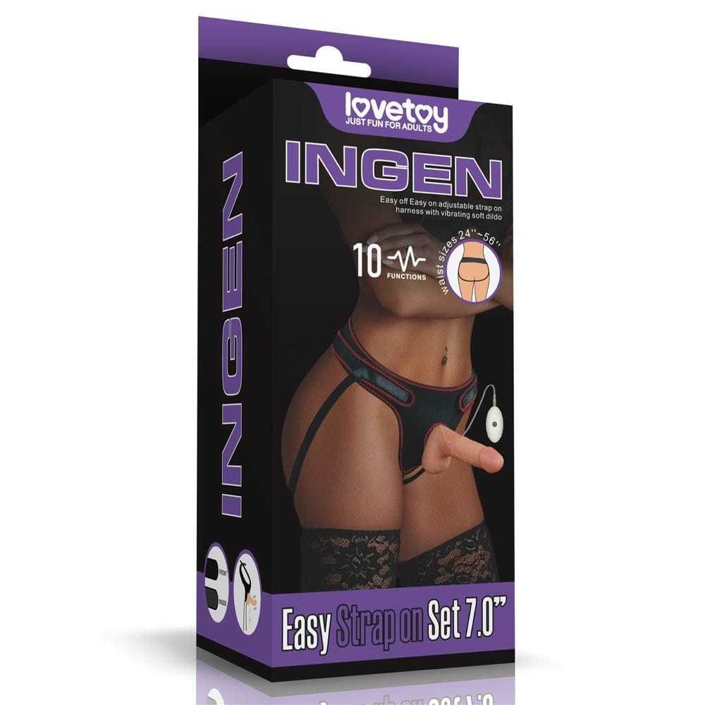 37336 Vibrating Easy Strapon Set 7.0'' – Bild 1
